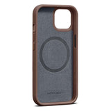 iPhone 15 WOOLNUT Full Grain Leather Case - MagSafe Compatible - Brown