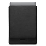 Woolnut Leather Sleeve for MacBook / Laptop 13" (315 x 220mm) - Black