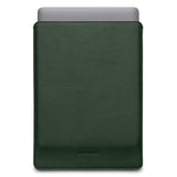 Woolnut Leather Sleeve for MacBook / Laptop 15" (350 x 245mm) - Green