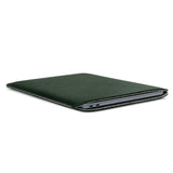 Woolnut Leather Sleeve for MacBook / Laptop 15" (350 x 245mm) - Green