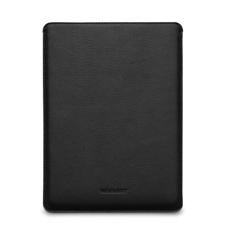 MacBook Pro 14" M5 / M4 / M3 / M2 / M1 (2025 / 2021) Genuine Leather Folio Sleeve - 24.5 x 33 cm - Black
