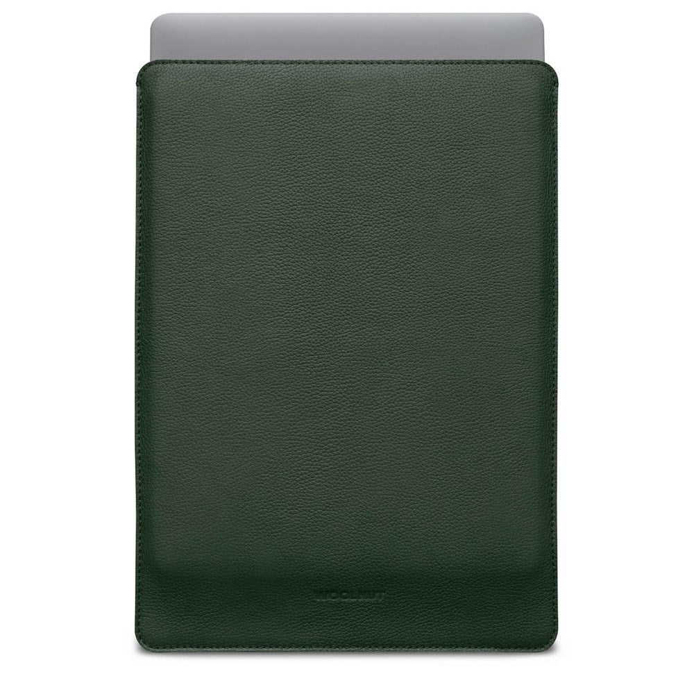 MacBook Pro 16" M4 / M3 / M2 / M1 (2024 - 2021) Genuine Leather Folio Sleeve - 27.5 x 37.5 cm - Green