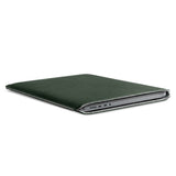MacBook Pro 16" M4 / M3 / M2 / M1 (2024 - 2021) Genuine Leather Folio Sleeve - 27.5 x 37.5 cm - Green