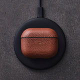 Woolnut AirPods Pro (1. gen.) Genuine Leather Case - Brown