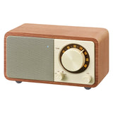 SANGEAN Genuine Mini WR7 Wireless Bluetooth Speaker w. Radio - Light Brown