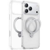 iPhone 18 Pro / 17 Pro TORRAS Ostand Q3 Spin Case - MagSafe Compatible - Transparent