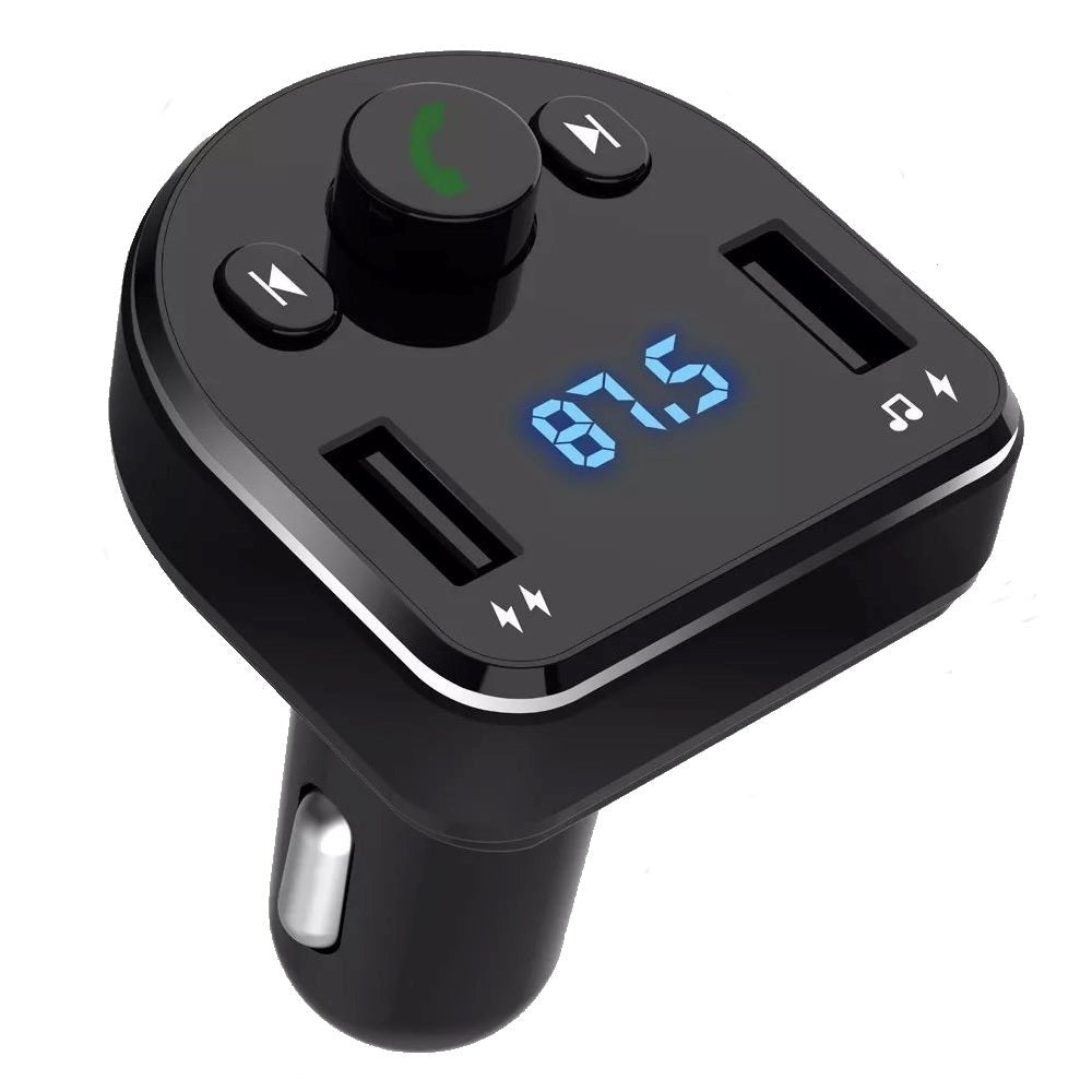 XO BCC01 Bluetooth FM Transmitter & Car Charger 15W - Black