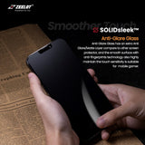 iPhone 13 Mini Zeelot SOLIDsleek Anti Glare Screen Protector w. Installation kit - Case Friendly - Black Edge